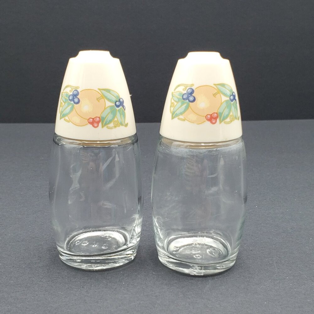 Corelle Abundance Salt & Pepper Shakers Gemco Abundance Salt and Pepper Shakers